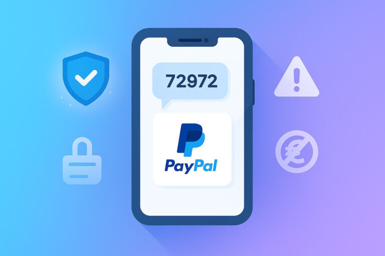 PayPal SMS 72972