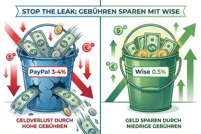 PayPal Währungsgebühr sparen